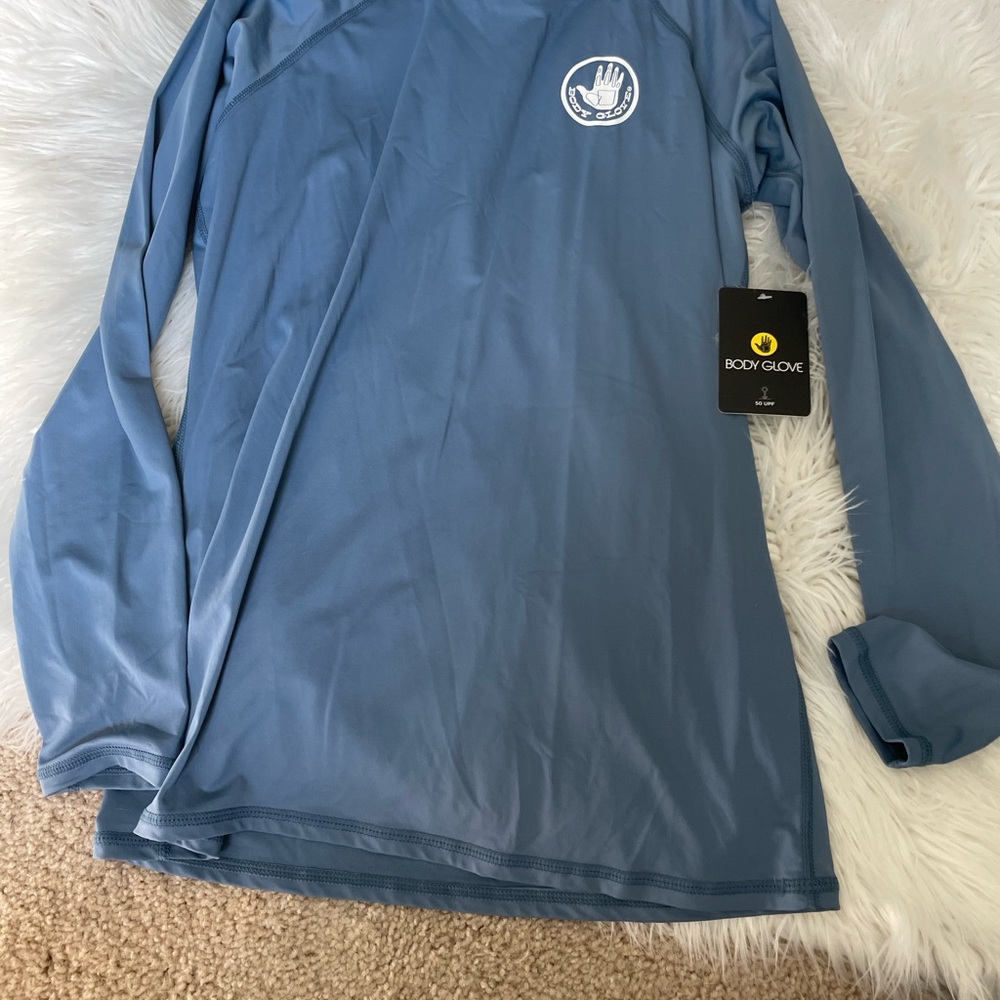 Body Glove Long Sleeve Rash Guard - Light Slate Blue